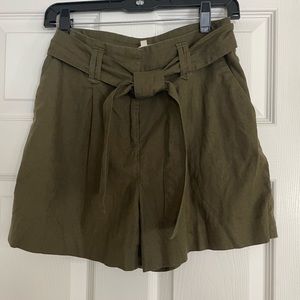 Sezane linen trouser shorts, size 36